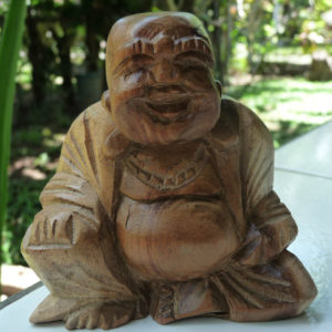 Bouddha gros en bois